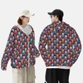 thumbnail image 4 of Fotbe Octopus in love Chaqueta con Protección Solar UPF 50+ para Hombre y Mujer, Camisa con Capucha y Bolsillos-3X-Large, 4 of 7