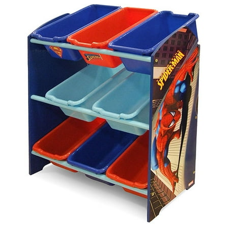 Spider-Man 9 Bin Toy Organizer