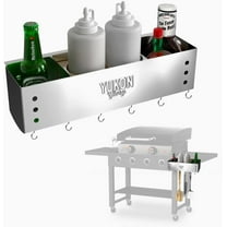 Yukon Glory Griddle Caddy BBQ Accessories Organizer Blackstone Compatible Stainless Steel