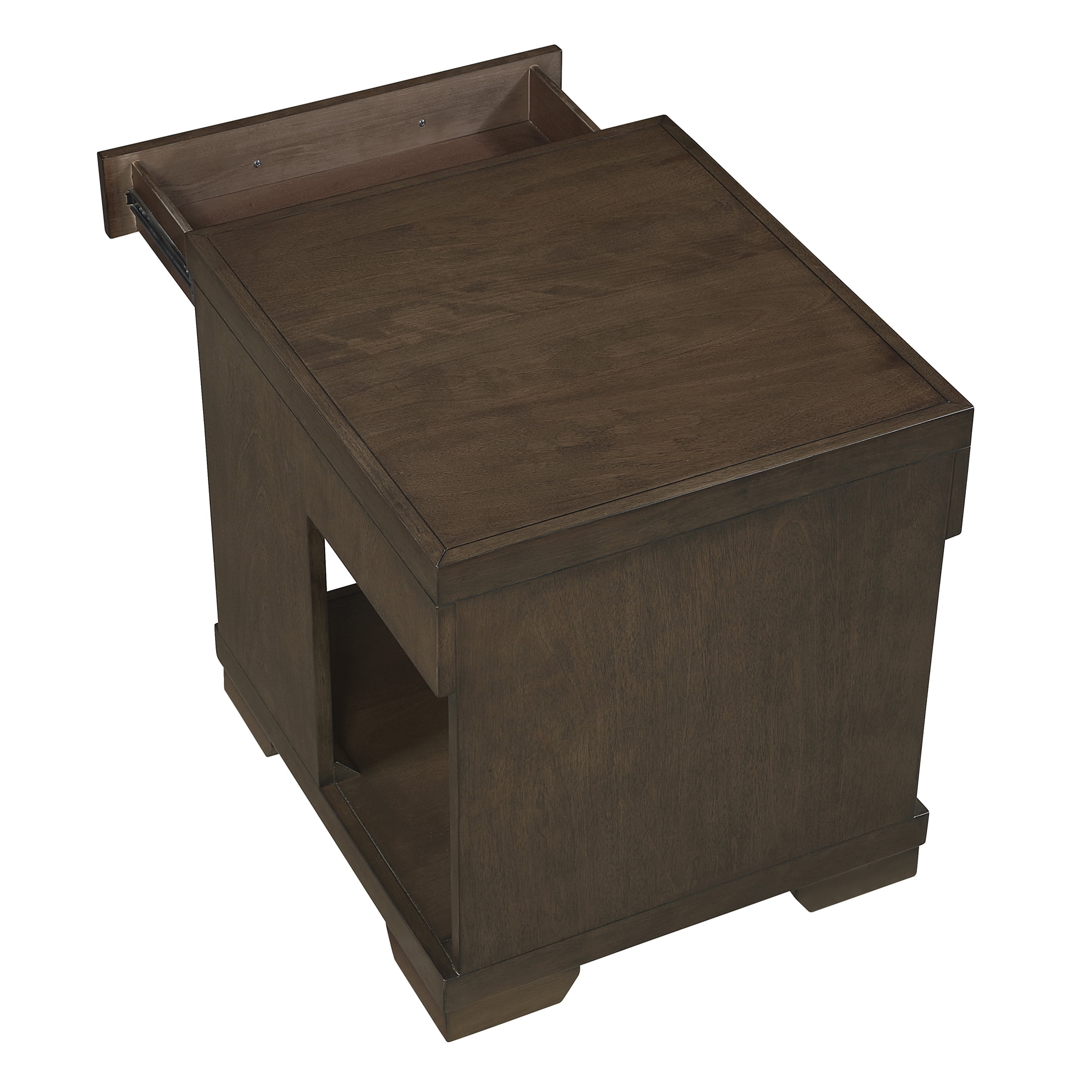OakvillePark Alton End Table with 1 Drawer, Espresso