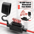 thumbnail image 2 of 2Pack 12 AWG Wire Harness Connector Replacement for Peg-Perego 12Volt SLA Battery Ride on Vehicle Riding Toys with Fuse, 2 of 6