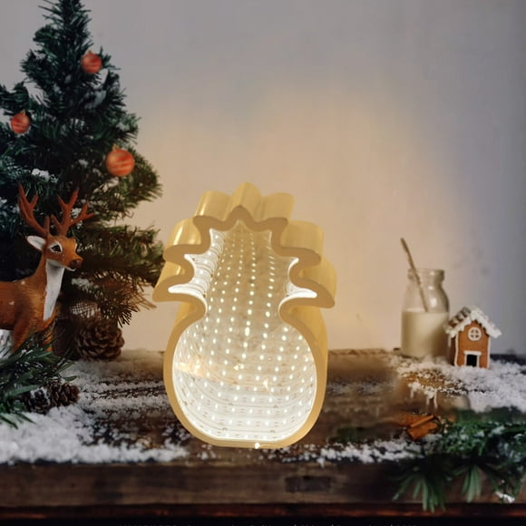 Suncoda Night Lights, LED Tunnel Lights Mirror Pentagram Love Shape Lights Decoration Night Lights