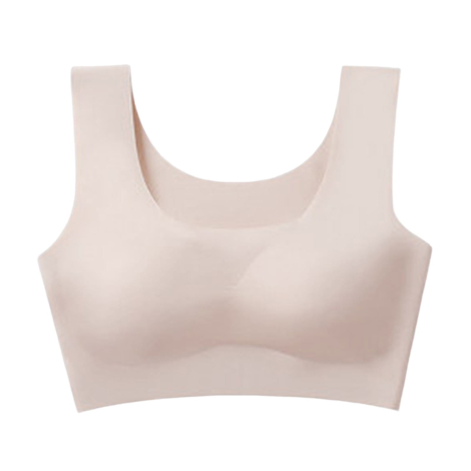 PMUYBHF Padded Sports Bras for Women Push up Seamless Bra for Women Ultra Comfort Adjustable