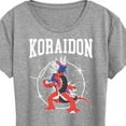 thumbnail image 3 of Pokémon - Koraidon Collegiate - Women's Short Sleeve Graphic T-Shirt, 3 of 5