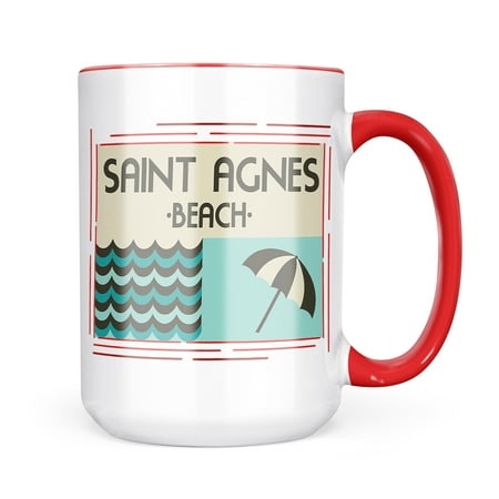 

Neonblond US Beaches vacation Saint Agnes Beach Mug gift for Coffee Tea lovers