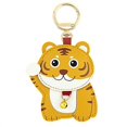 thumbnail image 3 of Llavero YONGSHENG colgante de cuero PU tigre amarillo unisex, 3 of 3