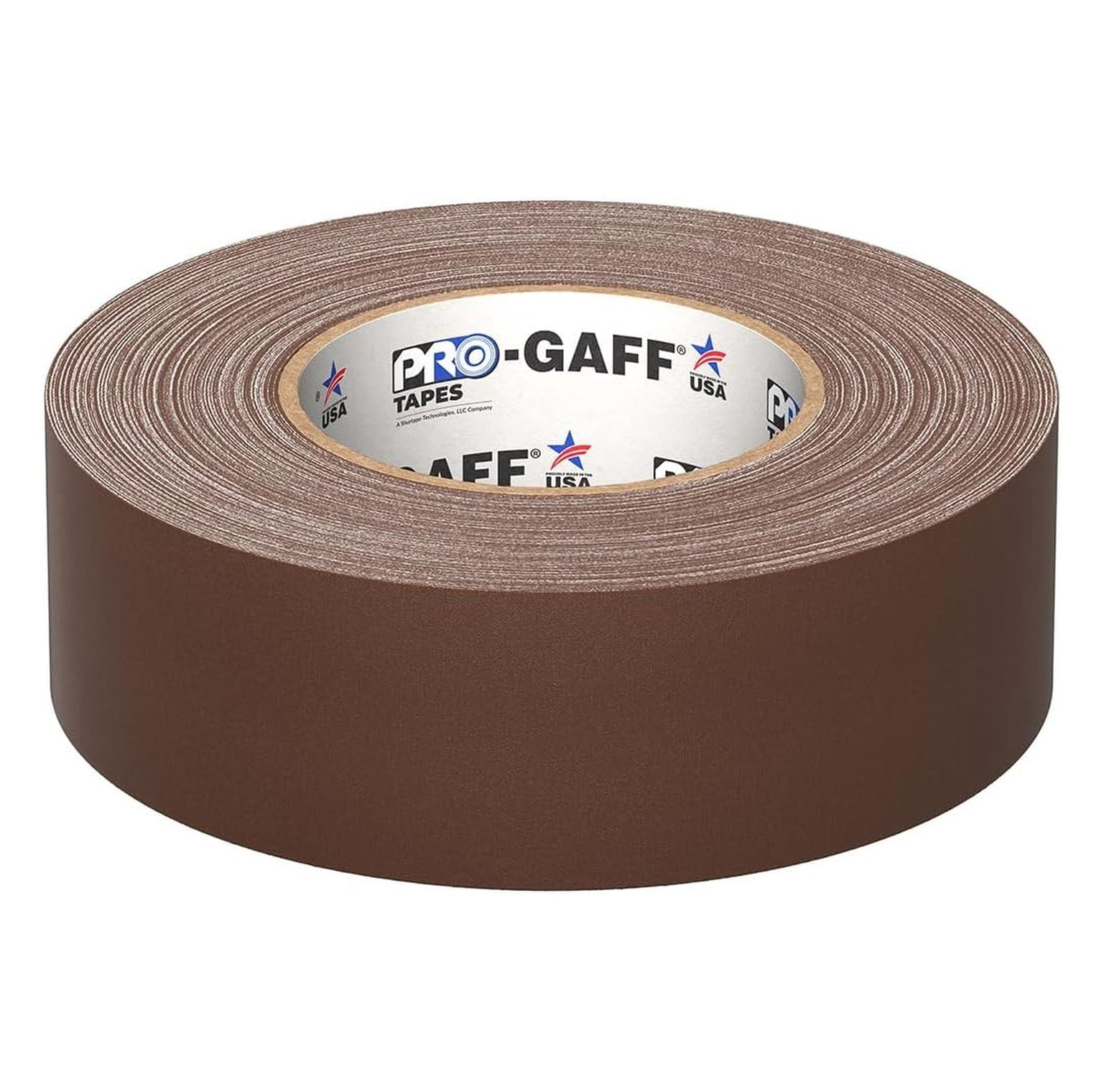 Tapes Gaff Premium Matte Cloth Gaffer's Tape With Rubber Adhesive, 11 mils Thick, 55 yds Length, 2" Width, Brown (Pack of 1)