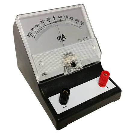 Galvanometer, Analog, -500mA to 500mA; DC.