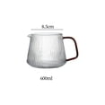 thumbnail image 3 of 2 Transparentes Café con Asa de Gran Capacidad para El Hogar, Cafetería, Oficina. perfecl Hervidor de café, 3 of 3