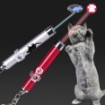 thumbnail image 3 of Bingirl Pet Led Infrared Pointer Light Pen Mouse Fish Shadow Portable Funny Interactive Cat Toy With Hanging Ring, 3 of 9