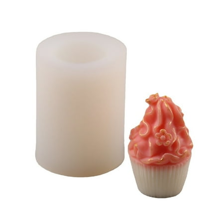 

BOOMTB Cupcake Shape Silicone Mold Wax Melt Polymer Cupcake Jelly Mould Decorating