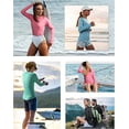 thumbnail image 4 of Roadbox Women's Sun Protection Long Sleeve Shirts UPF 50+ UV Workout Tops for Running Yoga, 4 of 5