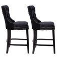 thumbnail image 2 of Heavenly Collection Tabouret Capitonné Noir, 2 of 4