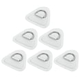 thumbnail image 1 of Unique Bargains 6 Pcs Anneau en D Patch PVC Acier Inoxydable Forme Triangle D Anneau Pad Vert pour Kayak Canot Pont, 1 of 7