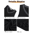 thumbnail image 5 of MOSHU Color Block Tank Tops for Women Casual Loose Tops Summer V Neck Sleeveless Shirts Basic Trendy Tunic Tops, 5 of 6