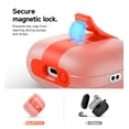 thumbnail image 4 of SURITCH Case for Samsung Galaxy Buds 3 Pro (2024) / Buds 3 (2024) / Buds 3 FE (2025) , Magnetic Cases with Cleaner Kit and Hanging Lanyard, Stylish Shockproof Cases Rugged Protective Cover, Orange, 4 of 8