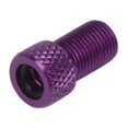 thumbnail image 4 of Yuarrent Paquete de 5 adaptadores de válvula convenientes para llevar Material premium de gran calidad Presta Cap Tube Pump Tool Presta a Violeta 5Conjunto, 4 of 6