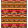 thumbnail image 3 of Tribal Duvet Cover Set, Vector Style Inspired Image with Geometric Borders, Decorative 2 Piece Bedding Set with 1 Pillow Shams, Twin Size, Multicolor, by Ambesonne, 3 of 3