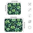 thumbnail image 3 of Kitchen Drying Mat 16x18In Drying Dish Mat Dish Drying Mats Kitchen Countertop Multi-Function Drain Drying Mat Kitchen Table Cartoon Green Flowers, 3 of 8