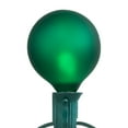thumbnail image 5 of Northlight Frosted G50 Globe Indoor Outdoor Patio Light Set - 9' Green Wire - 10ct, 5 of 9