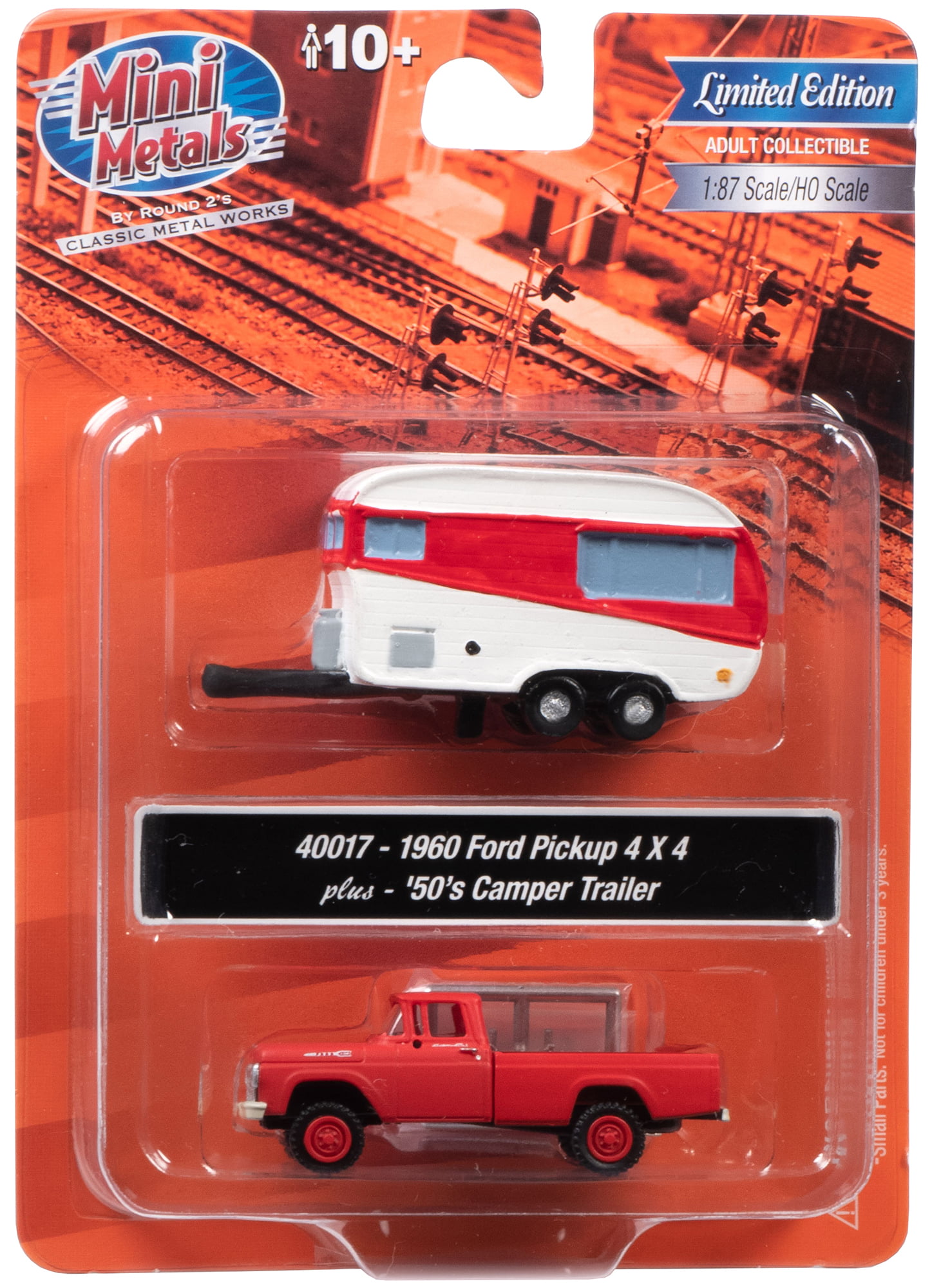 Classic Metal Works HO Scale '60 Ford Utility Truck Monte Carlo Red  30461 BTTG 