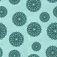 thumbnail image 1 of Ahgly Company Machine Washable Indoor Square Transitional Deep-Sea Green Area Rugs, 5' Square, 1 of 7