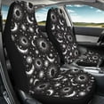 thumbnail image 3 of Yuyamidu Sun and Moon Car Seat Cover Full Set Waterproof Auto Front Seat Covers Black Vehicle Bucket Seat Pad, Car Interior Accessories, Fit Most Vehicle, Sedan, 3 of 7