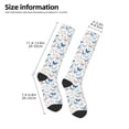 thumbnail image 5 of Haiem Butterfly Socks, Funny Novelty Crazy Design Cotton Socks Sports Socks Knee High Socks For Men, Women,1Pairs - Gift For Working Friends, 5 of 9