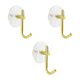 thumbnail image 2 of Ganchos adhesivos acrílicos Ganchos de pared transparentes sin taladro | Ganchos de toalla fuertes y pegajosos para baño, cocina, dormitorio | Organizador de ropa reutilizable para trabajos pesados, 2 of 8