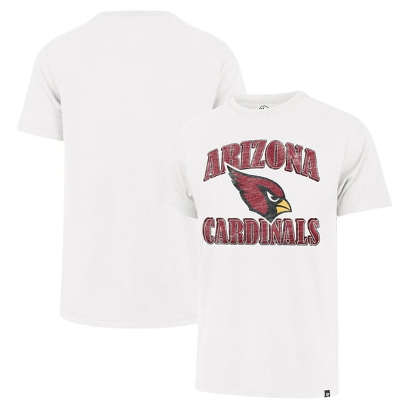Men's '47 White Arizona Cardinals Overrun Franklin T-Shirt