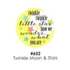 Twinkle Moon & Stars Cake Decoration Edible Frosting Photo Sheet