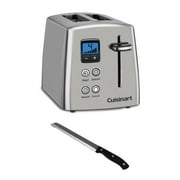 Cuisinart CPT-415 Countdown 2-Slice Stainless Steel Toaster with 8-Inch Bread Knife