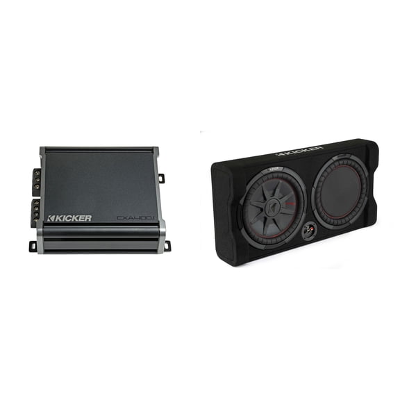 Kicker Comp RT 12" Subwoofer Enclosure Package   46CXA4001 Amp