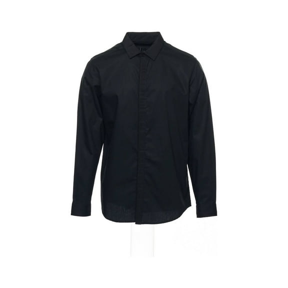 INC International Concepts Black Button Down Shirt Sport , Size Medium