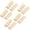 Rectangulaire, variante sur veasfak 10pcs Photo Photo Affichage Titulaire Carte Note Note Affichage Base en Bois Clip-A Cylindrique
