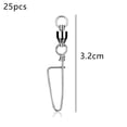 thumbnail image 2 of Rawiri - Broche de pesca con conector de acero inoxidable, broche giratorio para pesca, rodamiento de barril, 2 of 6