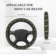 thumbnail image 3 of Cauagu Monster Car Print Car Steering Wheel Cover - Universal Car Accessory for Diverse Cars for Steering Wheel with a Diameter of 14.5"-15", 3 of 7