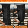 thumbnail image 6 of Outdoor Faucet Cover for Winter, Orange Insulated Hose Bib Freeze Protection, Outdoor Faucet Cover Winter Insulation Reflective Strip Freeze Protection Garden Hose Bib, 6 of 7