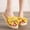 Yellow, variant on Floenr Womens Sandals Flip Flops for Women,Imitation Straw Espadrille Women's Sandals Floral Flat Beach Flat-heel Clip-on Women's Slippers