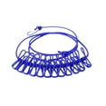 thumbnail image 1 of 1.8M Windproof Clothesline with 12 Clips Outdoor Drying Lot Rope Hanger Q0, 1 of 9