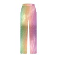 thumbnail image 5 of xjwjuw Womens Casual Sparkly Sequin Pants High Waisted Wide Leg Palazzo Bell Bottom Dance Trousers Loose Pull On Comfy 70s Magic Glitter Disco Party Long Maxi Pants, 5 of 5
