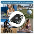 thumbnail image 6 of Yuyamidu Dragonfly Flowers Golf Towels Absorbent Golf Towel for Golf Bag, Foldable Portable Cleaning Towels for Men Women, 6 of 7