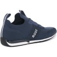thumbnail image 3 of Boss Saturn Slon Men's Synthetic Casual Slip On Trainers In Navy Size 8, 3 of 6