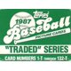 thumbnail image 1 of Set Completo de Cartas de Béisbol Topps 1987 Traded con 132 Cartas Sin Abrir, 1 of 2
