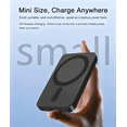 thumbnail image 2 of Hendoct 5000mAh Magnetic Wireless Portable Charger Power Bank Compatible with iPhone 15/14/13/12 Series, Black, 2 of 10