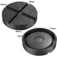 thumbnail image 4 of Rubber Pad Rubber Pad Car Jack Lifting Platform Round Car Blockblack1pcs, 4 of 5