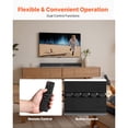 thumbnail image 5 of KFFKFF 32-Inch Compact Sound Bar for Smart TV, 2.0 Channel TV Speakers with Bluetooth and AUX Connectivity, Remote Control, Easy Installation, 80W Surround Audio System for PC and Home Theater, 5 of 9