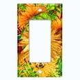 thumbnail image 5 of Metal Light Switch Plate Outlet Cover Sunflower Garden Day SUN008, 5 of 13