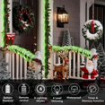 thumbnail image 2 of Jnaurb Battery Operated Rope Lights for Outside, 33FT 100LED 8 Modes Battery Operated String Lights, Waterproof Christmas Fairy Light with Remote for Outdoor Indoor Patio Xmas Party Decoration - Green, 2 of 7