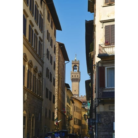 Old World Italian - Palazzo Vecchio (Old Palace), Florence, UNESCO World Heritage Site, Tuscany, Italy, Europe Print Wall Art By Marco Brivio